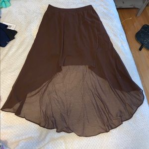 Women’s Lumiere hi low skirt